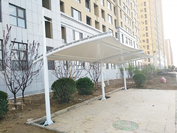 膜结构自行车棚