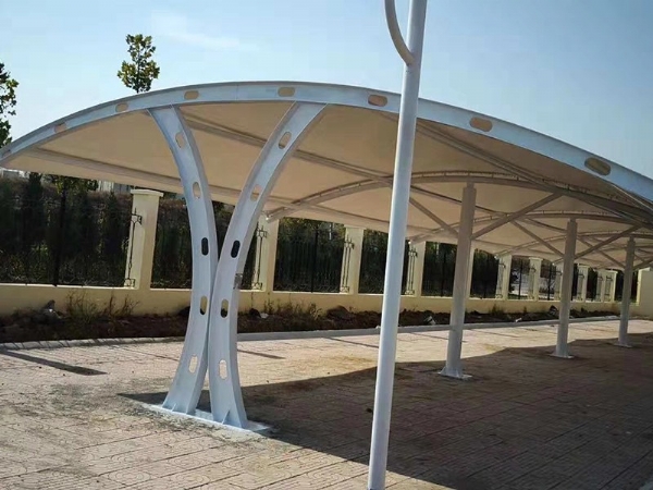 膜结构自行车棚