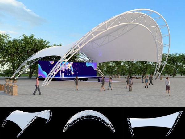 膜结构广场舞台
